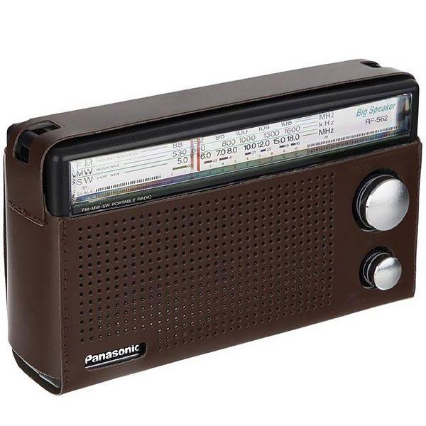 Radio Portatil Panasonic RF-562DD2 A Pilha - Preto - Rádio